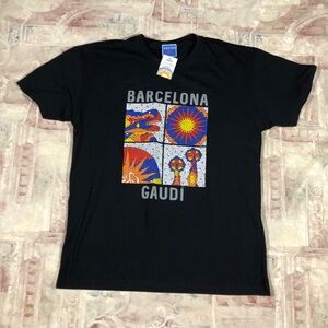 Black Barcelona Gaudi Men's T-Shirt